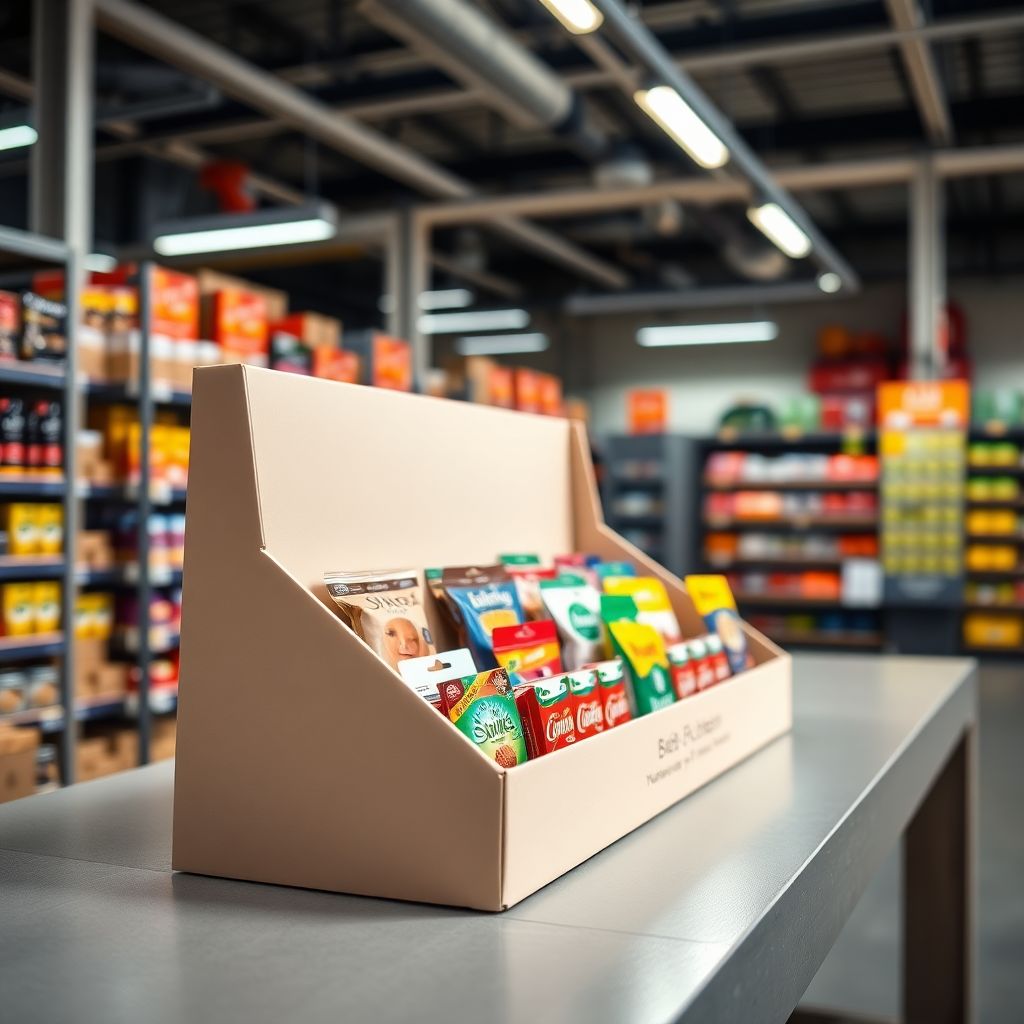 Exhibidores de Carton para Mostrador