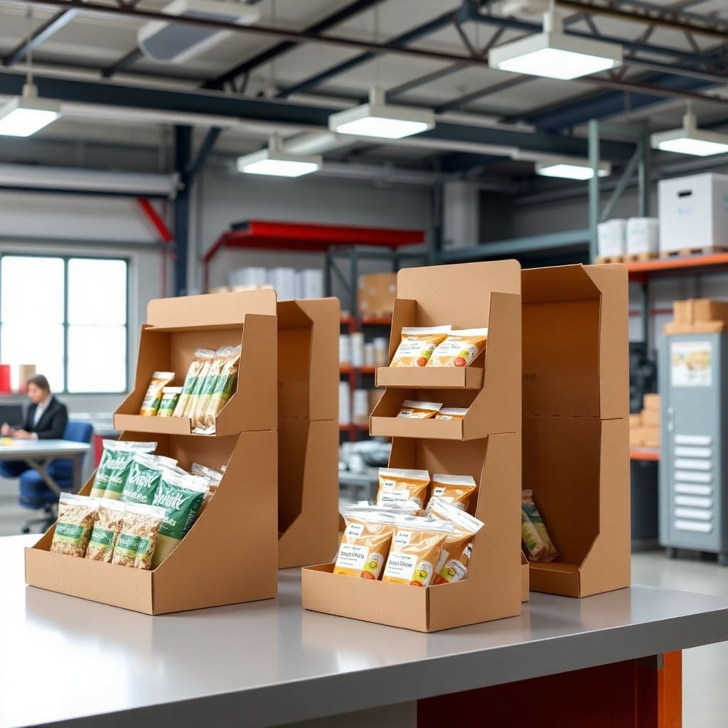 Exhibidores de Carton para Mostrador